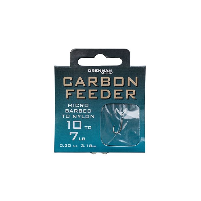 Drennan Carbon Feeder - nylon onderlijn 35cm.
