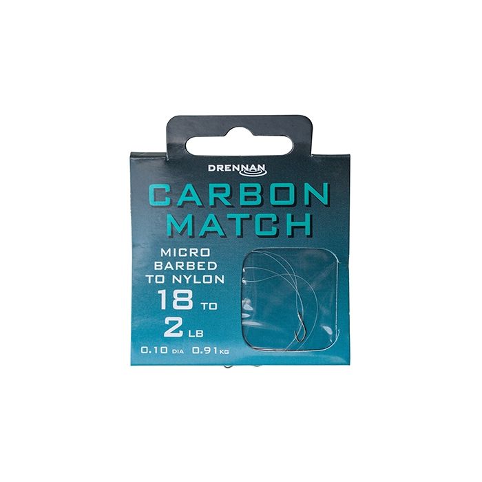 Drennan Carbon Match - nylon onderlijn 35cm.