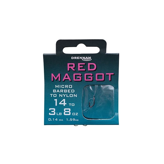 Drennan Red Maggot - nylon onderlijn 35cm.